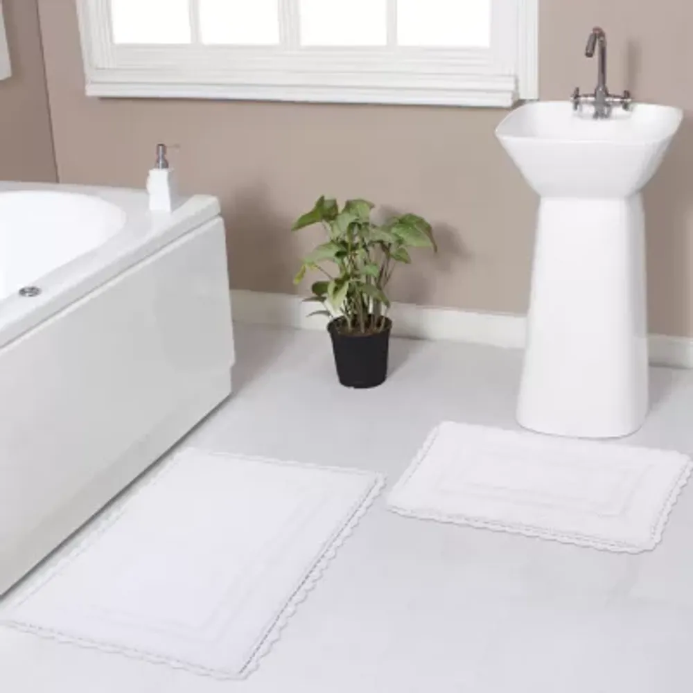 Home Weavers Inc Casual Elegence -pc. Reversible Bath Rug Set
