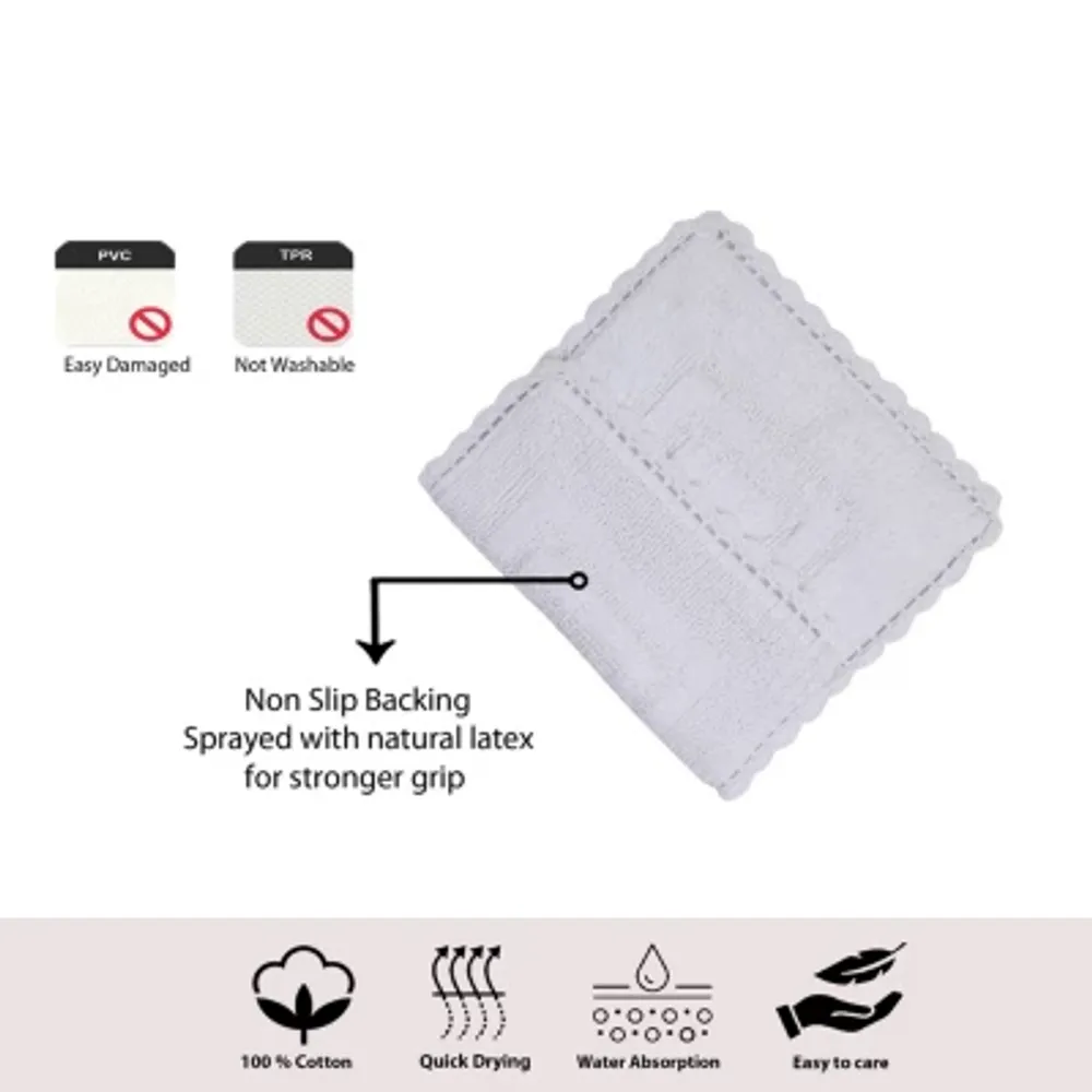 Home Weavers Inc Casual Elegence -pc. Reversible Bath Rug Set