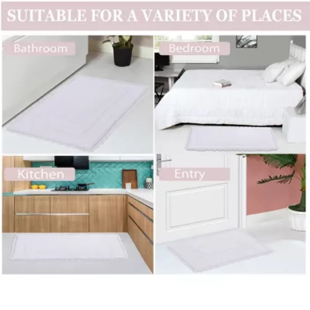 Home Weavers Inc Casual Elegence -pc. Reversible Bath Rug Set