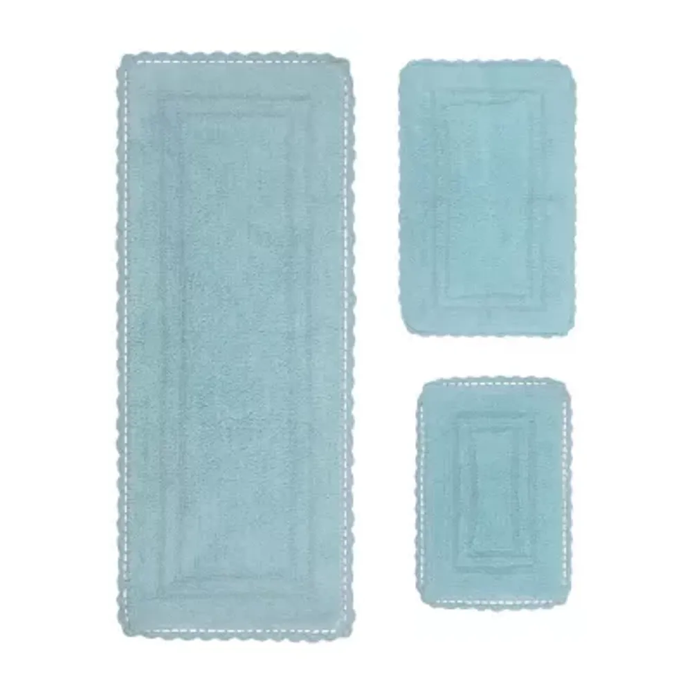 Home Weavers Inc Casual Elegence -pc. Reversible Bath Rug Set