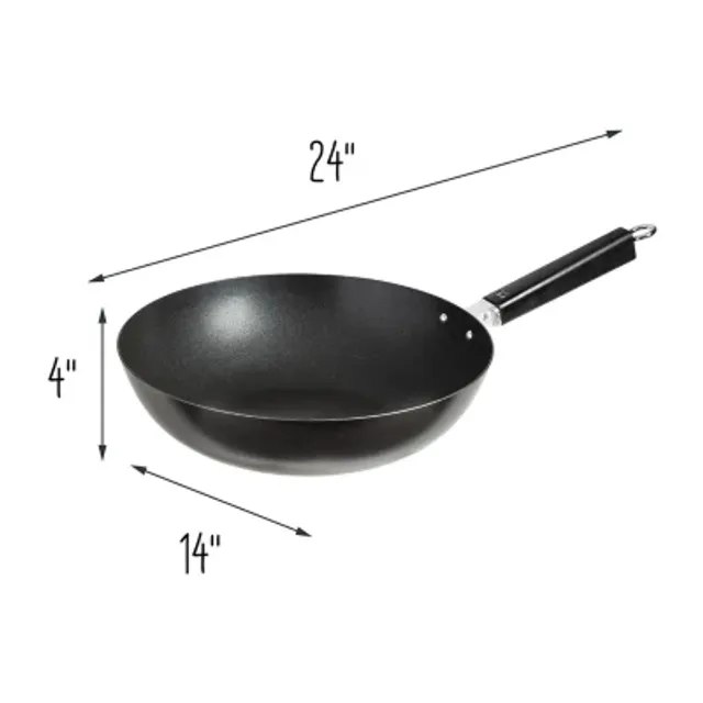 Merten & Storck Pre-Seasoned Carbon Steel Black Frying Pan, 8-Inch