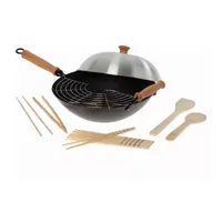 Joyce Chen Steel Non-Stick Wok Set