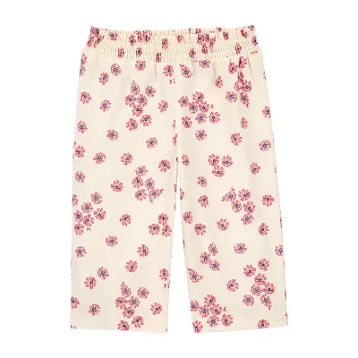 Carter's Toddler Girls Linen Flare Pull-On Pants