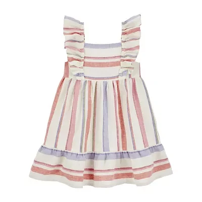 Carter's Toddler Girls Linen Sleeveless A-Line Dress