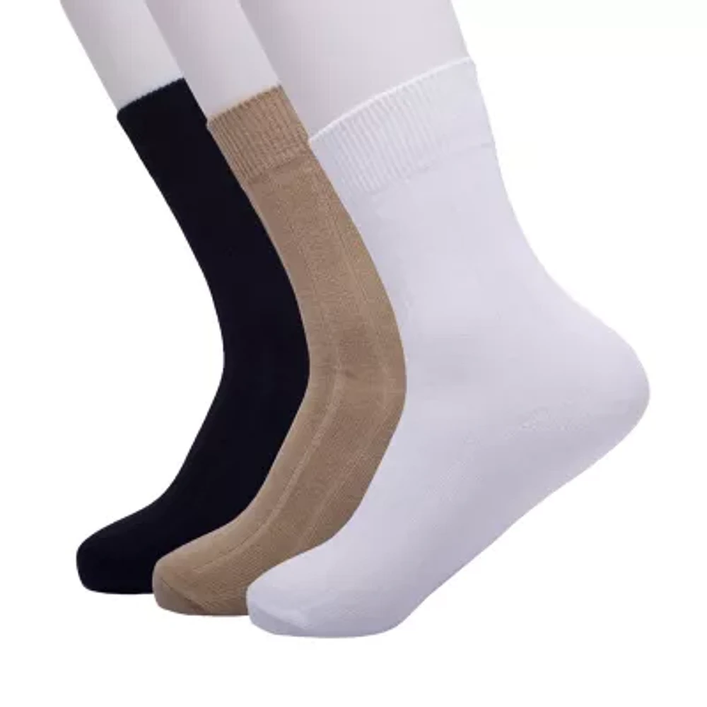 Thereabouts Little & Big Boys 3 Pair Crew Socks