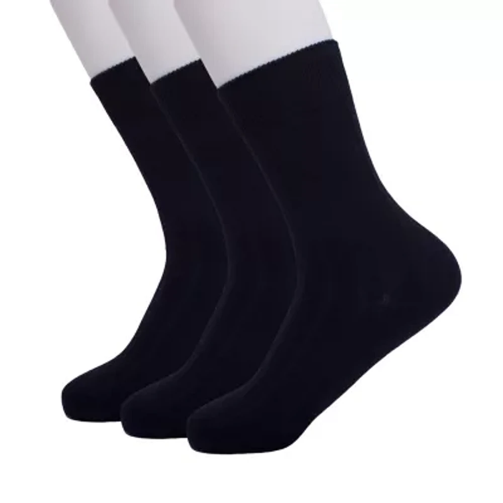 Thereabouts Little & Big Boys 3 Pair Crew Socks