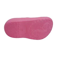 Toddler Girls Barbie Faux Fur Clogs