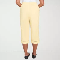 Alfred Dunner Rise And Shine Womens Capri Pants