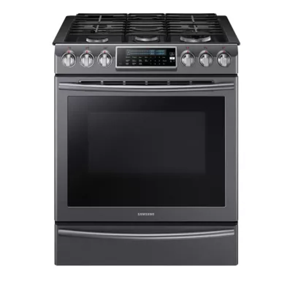 Samsung 5.8 cu. ft. Slide-In Gas Range With Self-Cleaning Dual Convection Oven