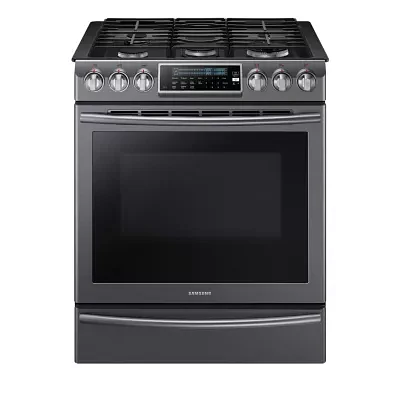 Samsung 5.8 cu. ft. Slide-In Gas Range With Self-Cleaning Dual Convection Oven