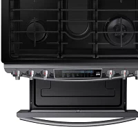 Samsung 5.8 cu. ft. Slide-In Gas Range With Self-Cleaning Dual Convection Oven