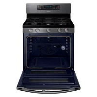 Samsung 5.8 cu. ft. Smart Wi-Fi Enabled Flex Duo™ With Dual Door Freestanding Gas Range