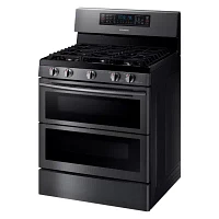 Samsung 5.8 cu. ft. Smart Wi-Fi Enabled Flex Duo™ With Dual Door Freestanding Gas Range