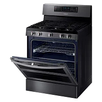 Samsung 5.8 cu. ft. Smart Wi-Fi Enabled Flex Duo™ With Dual Door Freestanding Gas Range