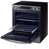 Samsung 5.8 cu. ft. Smart Wi-Fi Enabled Flex Duo™ With Dual Door Slide-In Double Oven Electric Range