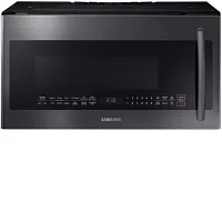 Samsung 2.1 cu. ft. PowerGrill™ Over-the-Range Microwave with Ceramic Enamel Interior and Glass Touch Controls