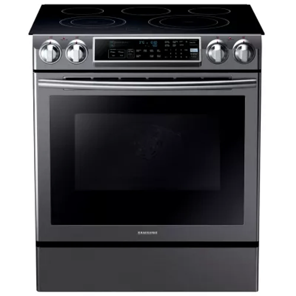 Samsung 5.8 cu. ft. Slide-In Electric Range With Self-Cleaning Dual Convection Oven