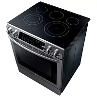 Samsung 5.8 cu. ft. Slide-In Electric Range With Self-Cleaning Dual Convection Oven