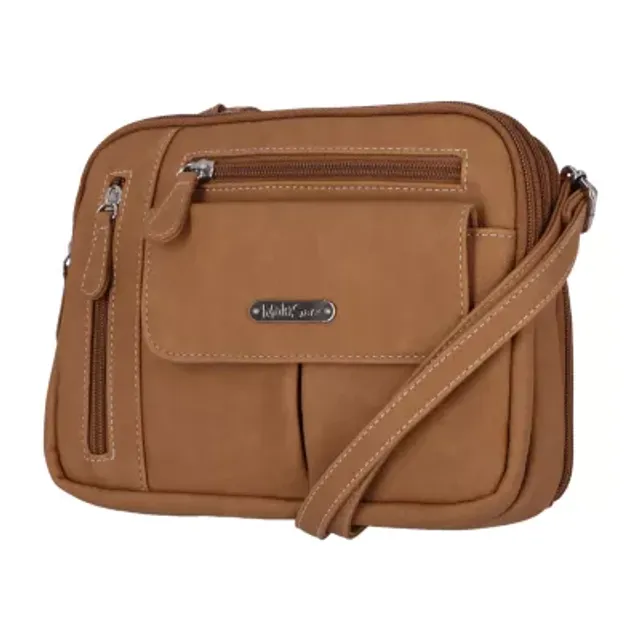 Zippy Triple Compartment Crossbody Bag