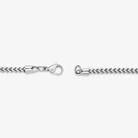 Stainless Steel Solid Wheat Chain Necklace