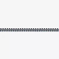 Stainless Steel Inch Solid Curb Chain Necklace