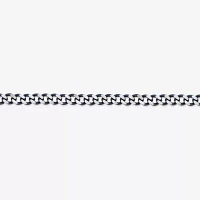 Stainless Steel Inch Solid Curb Chain Necklace