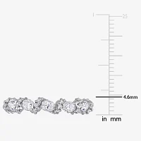 Womens 1 1/4 CT. T.W. Lab Created White Moissanite Sterling Silver Wedding Band