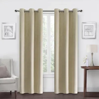 Regal Home Prelude Grommet Top Energy Saving Blackout Set of 2 Curtain Panels