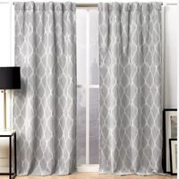 Nicole Miller Circuit Light-Filtering Back Tab Set of 2 Curtain Panel