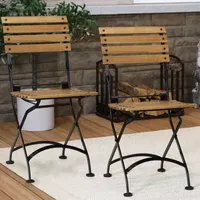 Pair Patio Dining Chair