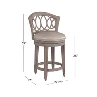 Adelyn Counter Height Swivel Bar Stool