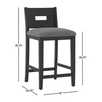 Allbritton Counter Height Upholstered Bar Stool