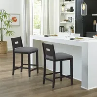 Allbritton Counter Height Upholstered Bar Stool