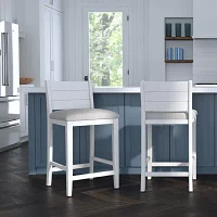 Fowler Counter Height Upholstered Bar Stool