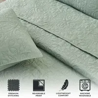 Linery Intricate Pinsonic 3-pc. Reversible Quilt Set