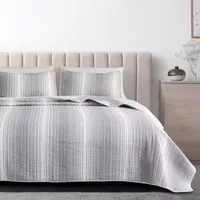 Linery Striped Reversible Quilt Set