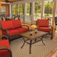 Covington Home Kehlani Chevron Stripe Indoor Outdoor Rectangular Accent Rug