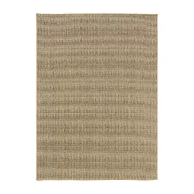 Covington Home Kehlani Flat Woven Solid Indoor Outdoor Rectangular Accent Rug