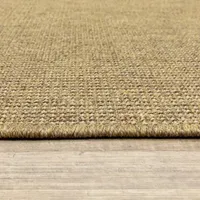 Covington Home Kehlani Flat Woven Solid Indoor Outdoor Rectangular Accent Rug