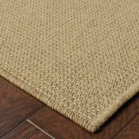 Covington Home Kehlani Flat Woven Solid Indoor Outdoor Rectangular Accent Rug