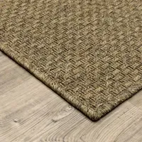 Covington Home Kehlani Panama Weave Indoor Outdoor Rectangular Accent Rug