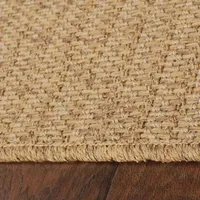 Covington Home Kehlani Vertical Stripe 7'10"X7'10" Indoor Outdoor Round Area Rug