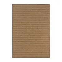 Covington Home Kehlani Tonal Stripe Indoor Outdoor Rectangular Area Rug