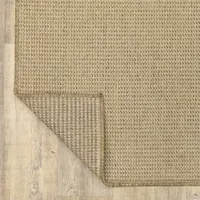 Covington Home Kehlani Flat Woven Solid Indoor Outdoor Rectangular Area Rug