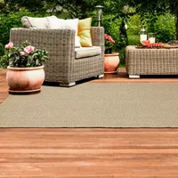 Covington Home Kehlani Flat Weave Indoor Outdoor Rectangular Area Rug