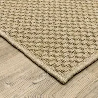 Covington Home Kehlani Flat Weave Indoor Outdoor Rectangular Area Rug