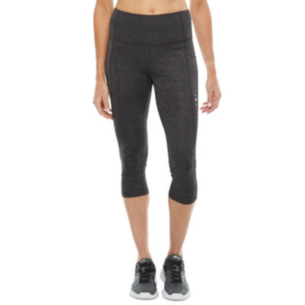 Xersion EverContour High Rise Stretch Fabric Quick Dry Workout Capris