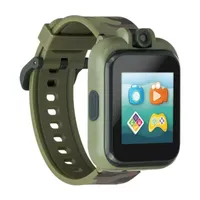 Itouch Playzoom Unisex Green Smart Watch with Headphones Set 9196wh-51-X53