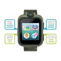 Itouch Playzoom Unisex Green Smart Watch with Headphones Set 9196wh-51-X53