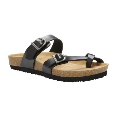 Eastland Womens Tiogo Adjustable Strap Flat Sandals